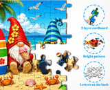 Summer Beach Gnomes Jigsaw Puzzle 1000 Pieces