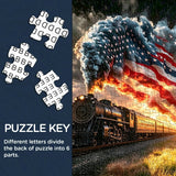 Western Sunset Train Jigsaw Puzzle 1000 Pieces