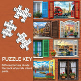 World Through Windows Jigsaw Puzzle 1000 Pieces