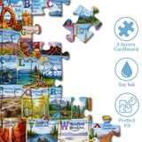 National Park Alphabet Jigsaw Puzzle 1000 Pieces