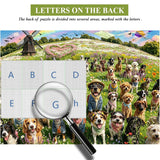 Dogs & Wild Blooms Jigsaw Puzzle 1000 Pieces
