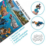Cat Snorkeling Expedition Jigsaw Puzzle 1000 Pieces