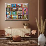 World Through Windows Jigsaw Puzzle 1000 Pieces