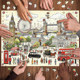 London City Wanderlust Jigsaw Puzzle 1000 Pieces