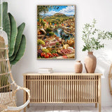 Italian Mountain Food Time Jigsaw Puzzle 1000 Pieces