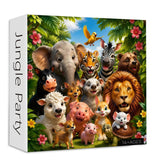 Jungle Party Jigsaw Puzzle 1000 Pieces