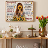 Sunflower Positivity Jigsaw Puzzle 1000 Pieces