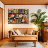 Sleeping on Pages Jigsaw Puzzle 1000 Pieces