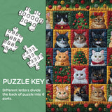 Christmas Cats Jigsaw Puzzle 1000 Pieces