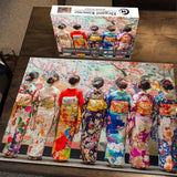 Elegant Kimono Jigsaw Puzzle 1000 Pieces