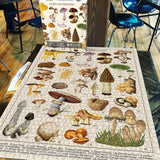 Bboldin® Vintage Mushroom Jigsaw Puzzle 1000 Pieces