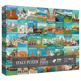 Bboldin® Italy Landscapes Jigsaw Puzzle 1000 Pieces