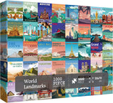 Bboldin® World Landmarks Travel Jigsaw Puzzle 1000 Pieces