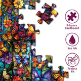 Garden Butterfly Jigsaw Puzzle 1000 Pieces