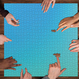 Bboldin® Hard Impossible Aqua Aurora Jigsaw Puzzle 1000 Pieces