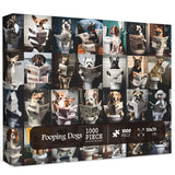 Bboldin® Pooping Dogs Jigsaw Puzzle 1000 Pieces