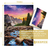 Bboldin® Moraine Lake Landscape Jigsaw Puzzle 1000 Pieces