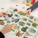 Bboldin® Vintage Succulent Jigsaw Puzzle 1000 Pieces