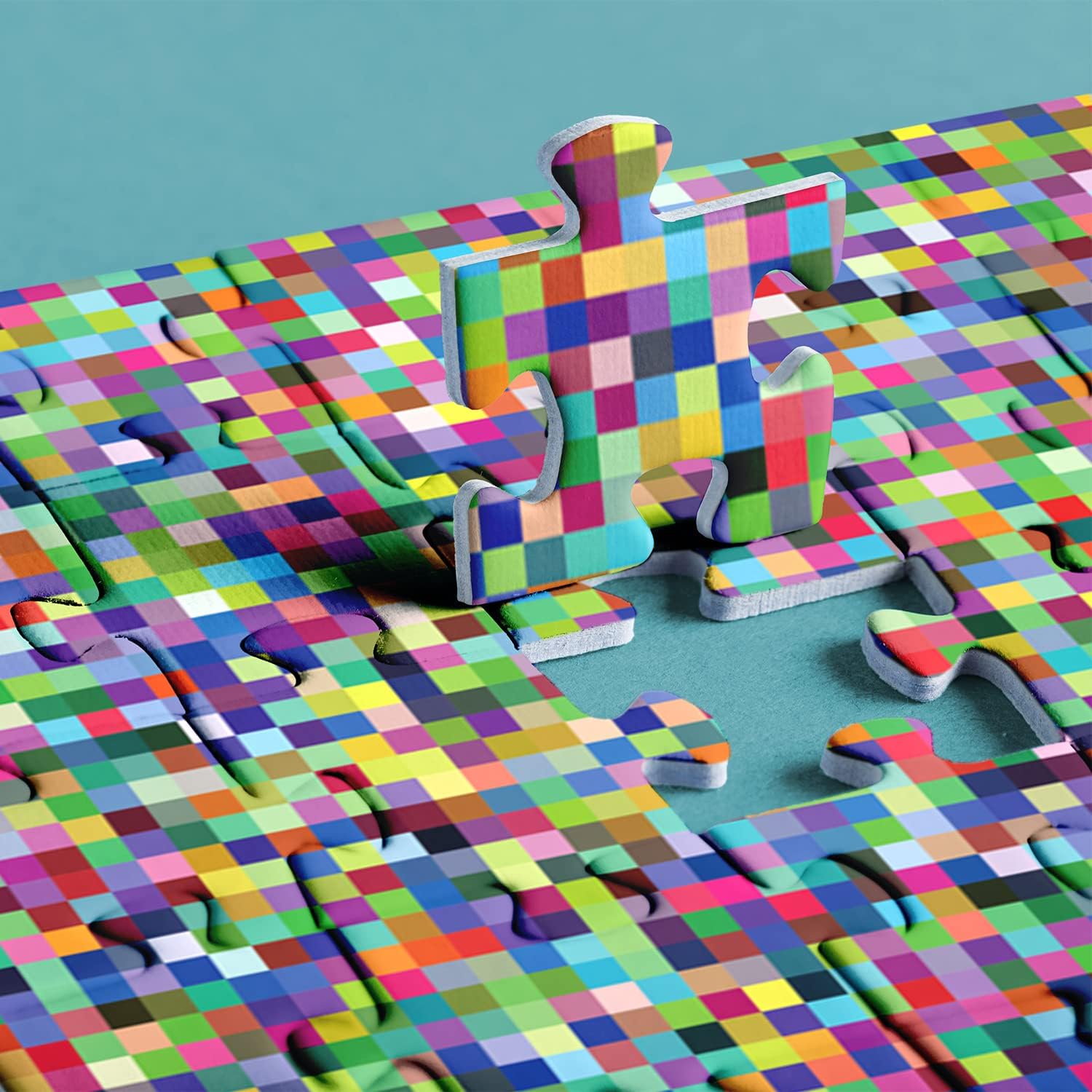 Bboldin® Colorful Mosaics Impossible Jigsaw Puzzles 1000 Pieces – bboldin