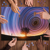 Bboldin® Colorful Star Trails Jigsaw Puzzle 1000 Pieces