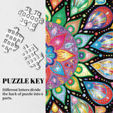 Bboldin® Geometric Mandala Jigsaw Puzzle 1000 Pieces