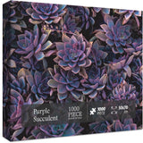 Bboldin® Impossible Purple Succulent Jigsaw Puzzle 1000 Pieces