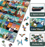 Bboldin® Wooden National Parks Jigsaw Puzzle 500 Pieces